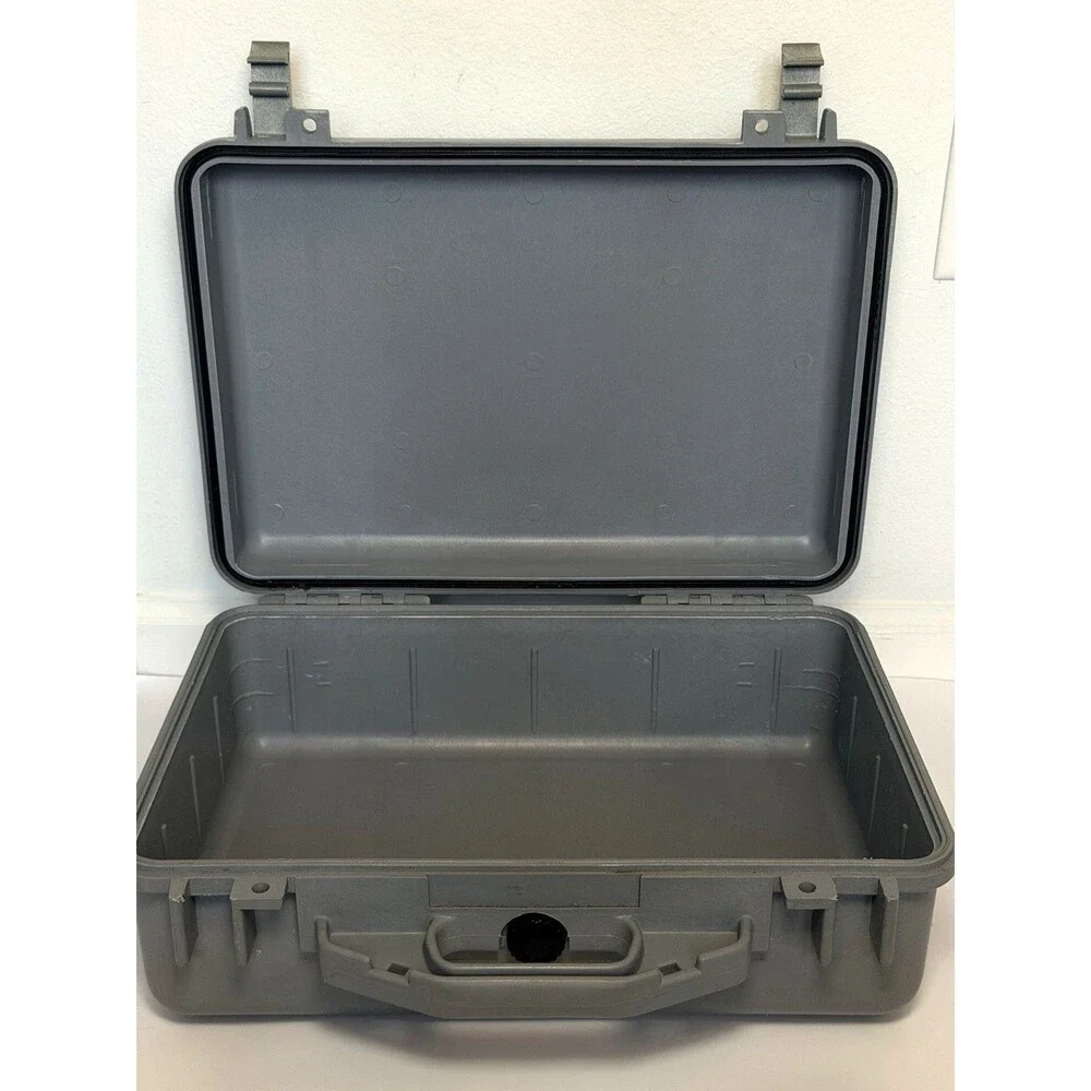 VTG Pelican 1500 Hard Shell Medium Protective Storage Case Gray No Foam 18x14x7